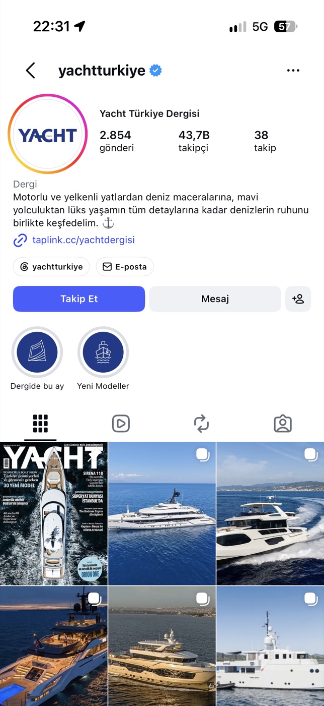 yachtturkiye Instagram Profili